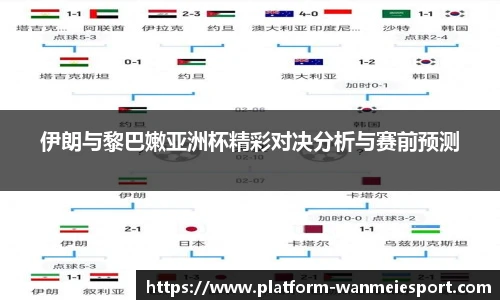 伊朗与黎巴嫩亚洲杯精彩对决分析与赛前预测